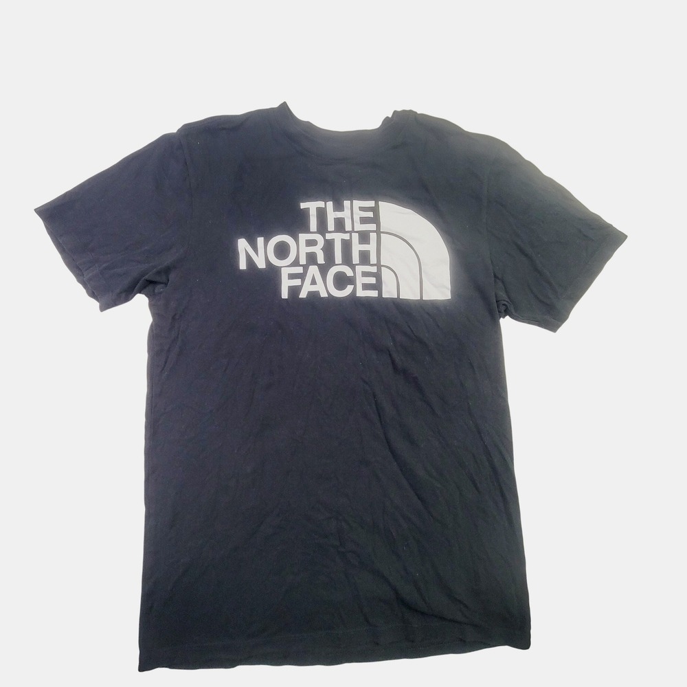 The North Face Men's Logo Graphic T-Shirt Size Small Black Short Sleeve Tee K77